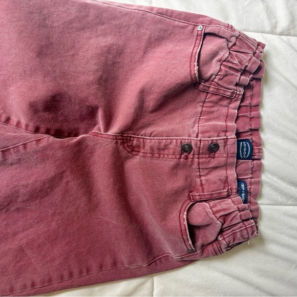 Scoop NYC Women's Ankle & Cropped Jeans in Burgundy - Picture 4 of 4